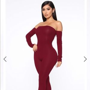 New Off Shoulder Jumpsuit Fashion Nova